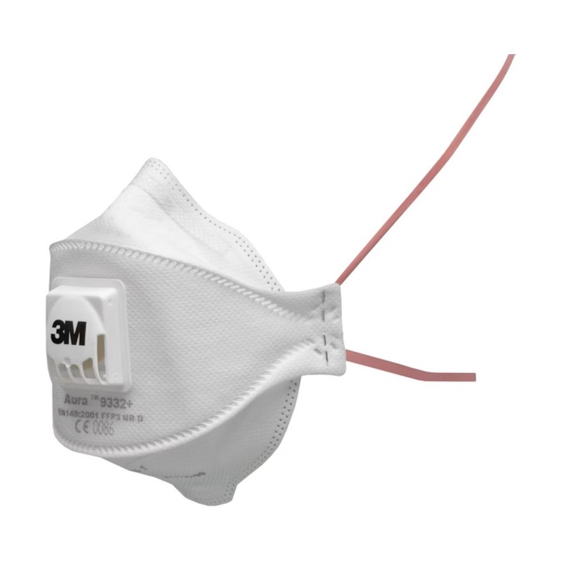 Hengityssuojain FFP3 3M Aura 9332+ Venttiilillä