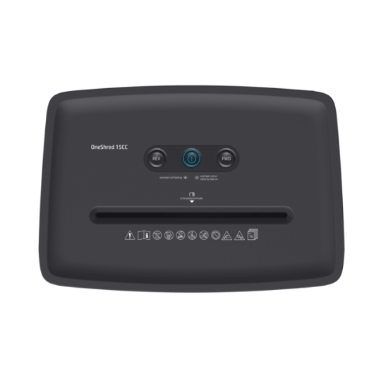 Hiljainen 15 arkin paperintuhoaja 20 litran astialla.