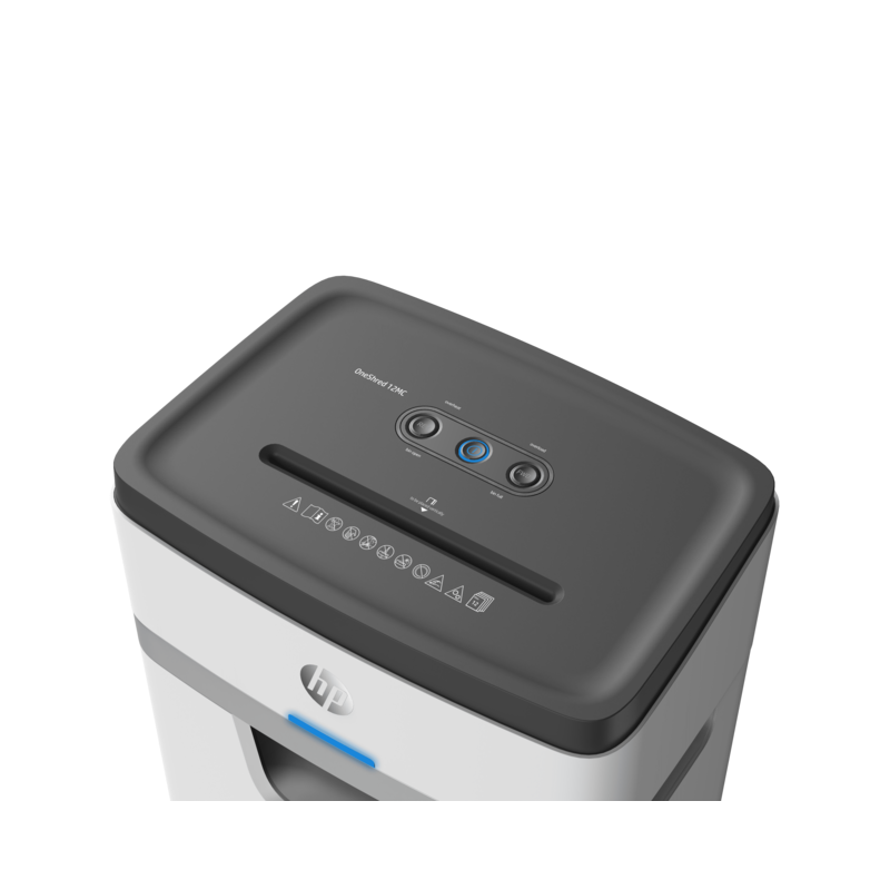 Hiljainen 12 arkin paperintuhoaja 25 litran astialla.