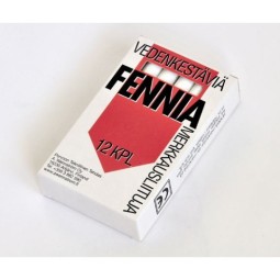 Valkoinen Merkkausliitu Fennia /12 kpl (rasia)