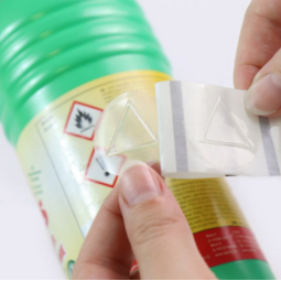 Sokeainkolmiotarra 21x21mm /5000kpl