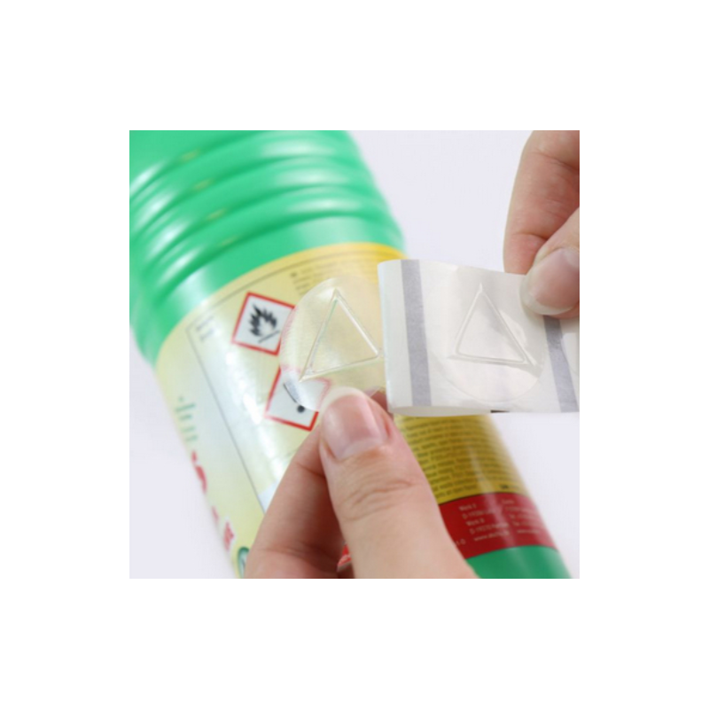 Sokeainkolmiotarra 21x21mm /5000kpl