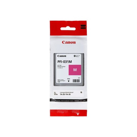 Canon PFI-031M Magenta 55ml suurkuvatulostimille Canon imagePROGRAF TM-240 ja TM-340.