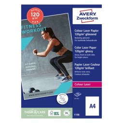 Valokuvapaperi A4 120g Avery 1198 Lasertulostukseen
