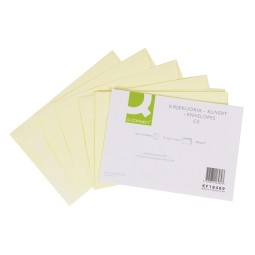 Kirjekuori C5 Kermanvalkoinen /10kpl