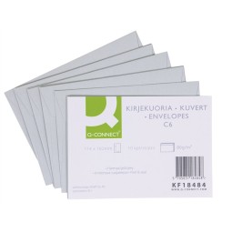 Kirjekuori C6 Harmaa /10kpl