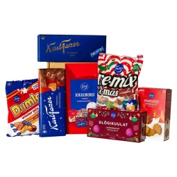 Fazer Jouluboksi sisältää joulun halutuimmat makeis- ja keksituotteet yhdessä pakkauksessa!