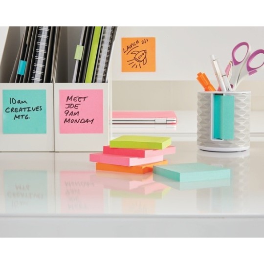 Viestilappukuutio Post-It 2028NP Lollipop - kirkkaita neonvärejä