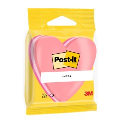 Viestilappukuutio Post-It 2007H Sydän - punainen värilajitelma