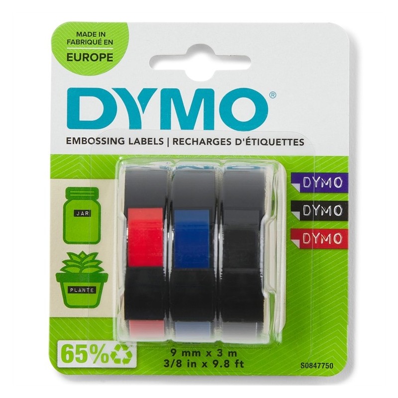 Kohokirjoitinteippi 9mm Värilajitelma Dymo