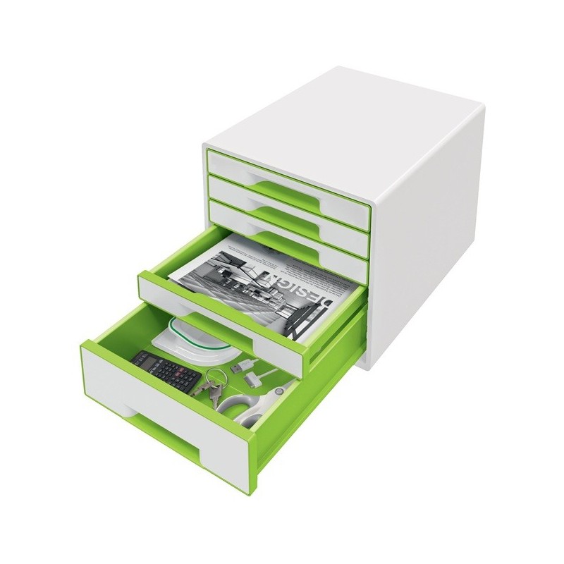 Laatikosto 5-osainen Leitz Cube Vihreä