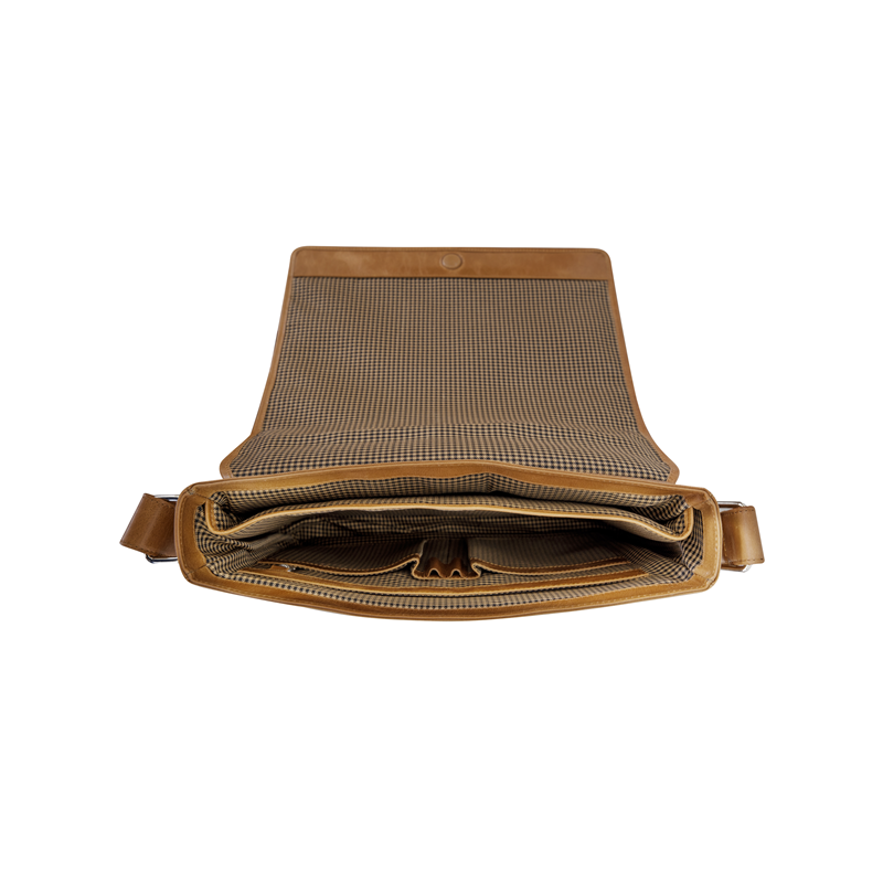 Nahkalaukku 14'' / Marselisborg Golden Tan