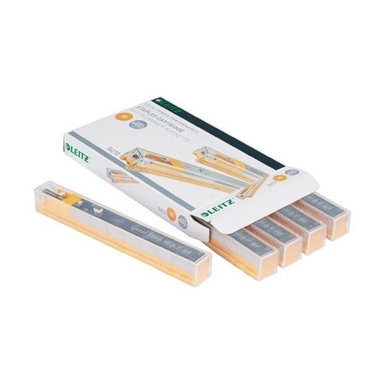 Niittikasetti Leitz K8 / 5x210 kpl, keltainen 20-40 arkille