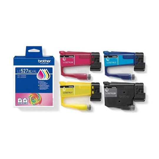 Brother LC-527XL ValuePack BK/C/M/Y, täysi värikierros edullisemmin