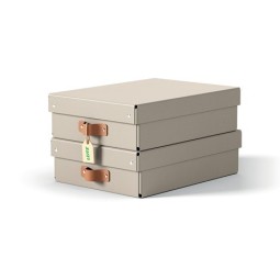 Säilytyslaatikko 8L Leitz Puro /2kpl, maanläheinen beige väri