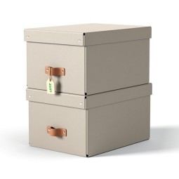 Säilytyslaatikko 17L Leitz Puro /2kpl, maanläheinen beige väri