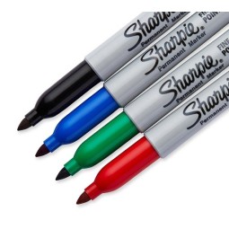 Merkkauskynä 1mm Musta Sharpie Fine - permanenttussi kaikenlaisille pinnoille