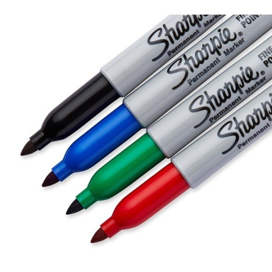 Merkkauskynä 1mm Musta Sharpie Fine - permanenttussi kaikenlaisille pinnoille