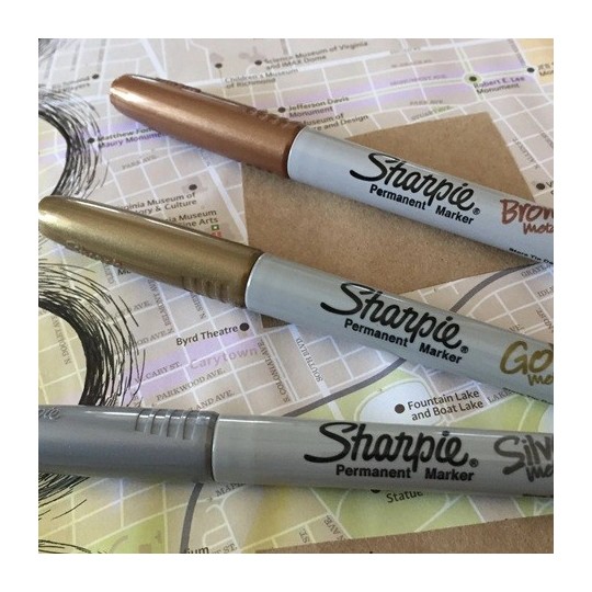 Maalikynäsarja 1,4mm Sharpie Metallic Marker