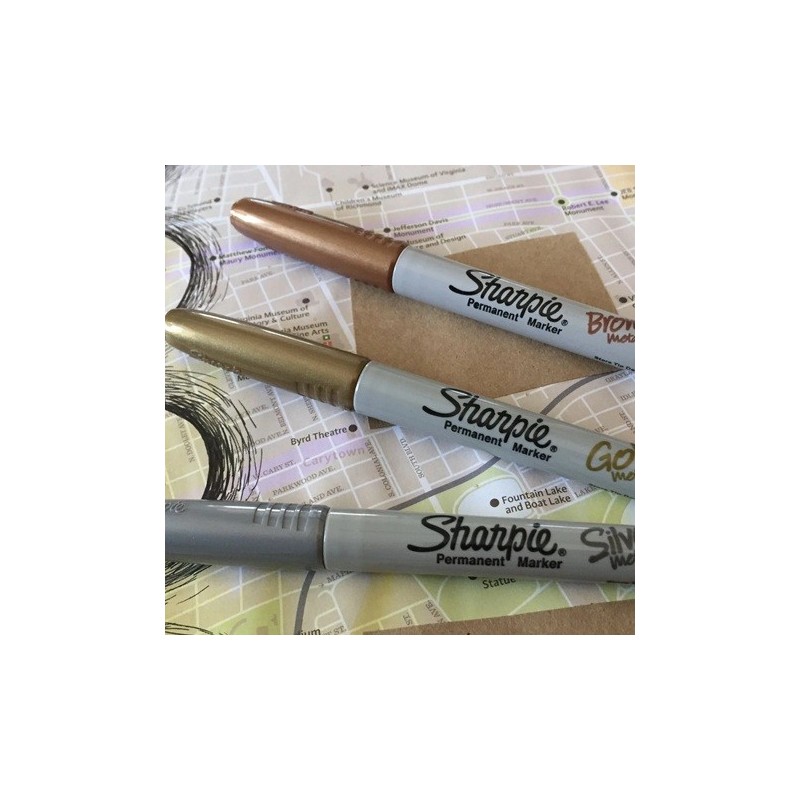Maalikynäsarja 1,4mm Sharpie Metallic Marker