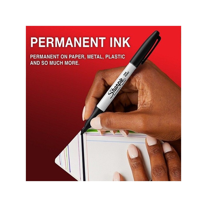 Sharpie Fine värilajitelma, 12 inspiroivaa väriä