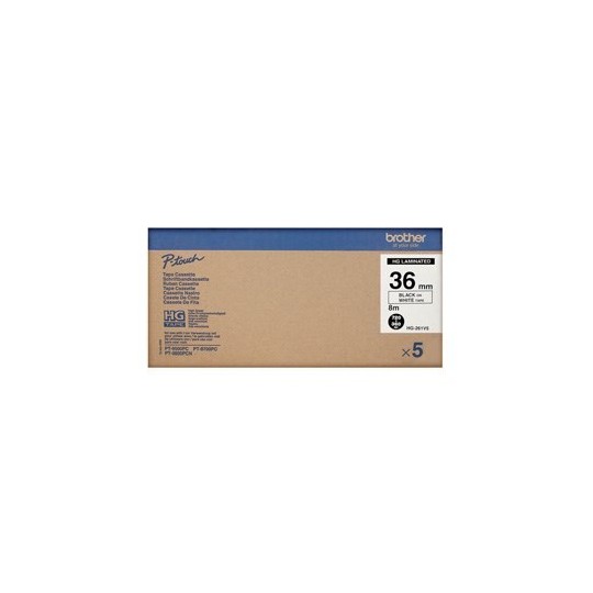 Brother HGe-261 36mm /5kpl Musta/Valkoinen
