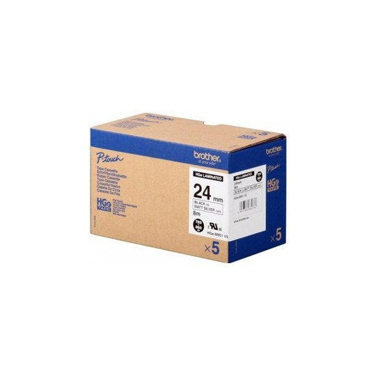 Brother HGe-951 24mm /5kpl Musta/Hopea