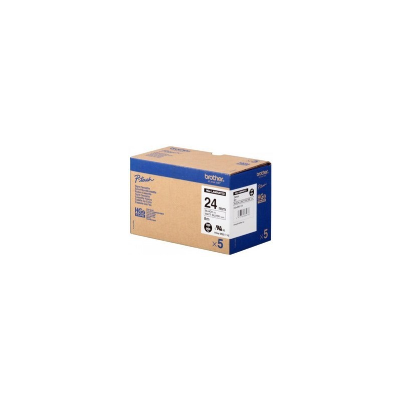 Brother HGe-951 24mm /5kpl Musta/Hopea