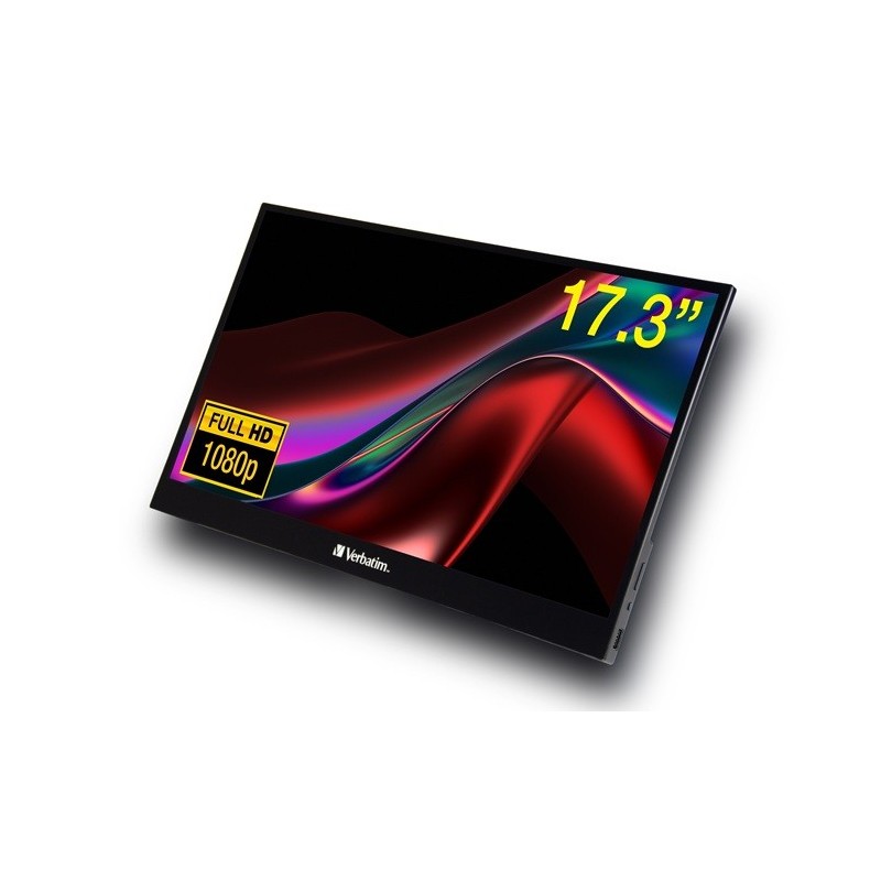 Kannettava näyttö 17,3" Verbatim Portable Touchscreen Monitor Full HD 1080p