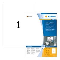 Irtoava tarra 210x297mm /100kpl Herma 10315 Movables