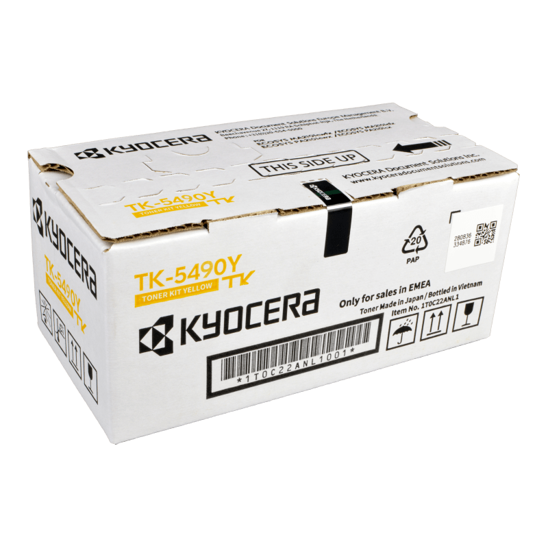 Kyocera TK-5490Y Yellow 2,4K Laserkasetti