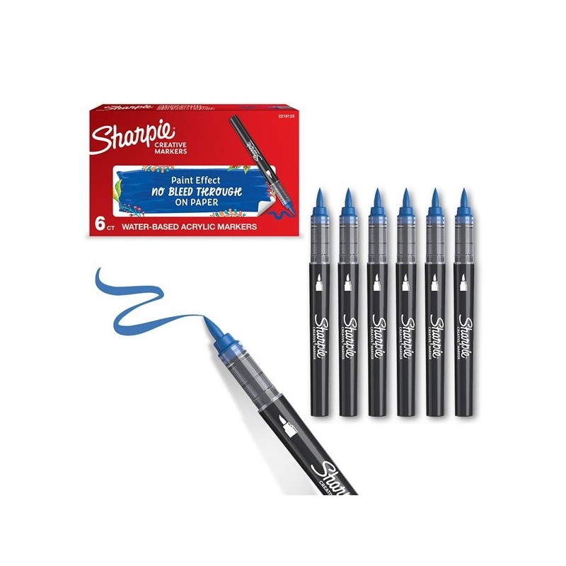 Huopakynä Sharpie Creative Brush Tip, laaja värivalikoima