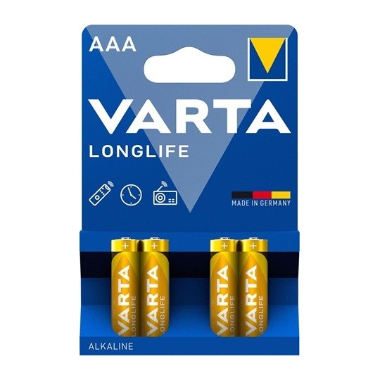 Paristo AAA /4kpl Varta Longlife - edullinen perusparisto