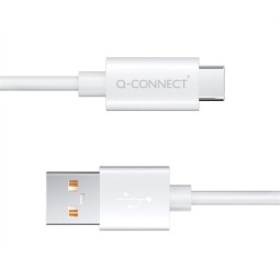 Lataus/datakaapeli USB-A to USB-C Q-Connect