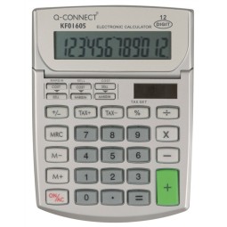 Pöytälaskin 1605 Q-Connect, pöytälaskin 12 numeron näytöllä