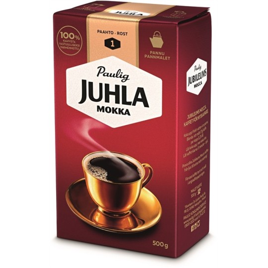 Kahvi 500g Pj Paulig Juhla Mokka