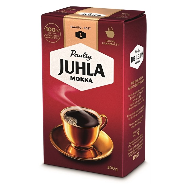 Kahvi 500g Pj Paulig Juhla Mokka
