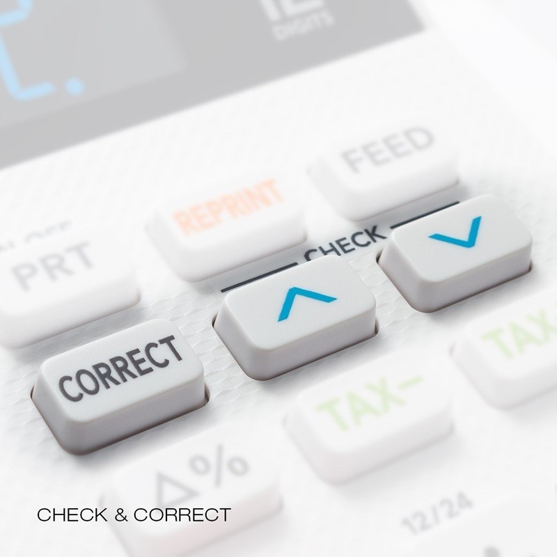 Nauhalaskin Casio FR-2650RC (väritela) - tulostava toimistolaskin