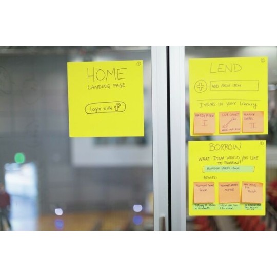 Viestilappu 279x279mm Post-It BN11 SS BIG NOTES isoille ideoille