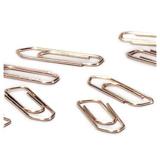 Paperiliitin 26mm /100kpl Durable - kuparipintainen klemmari