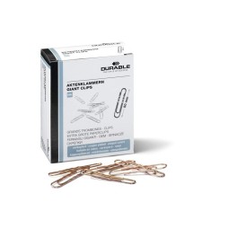 Paperiliitin 50mm /100kpl Durable - aallotettu ja kuparipintainen