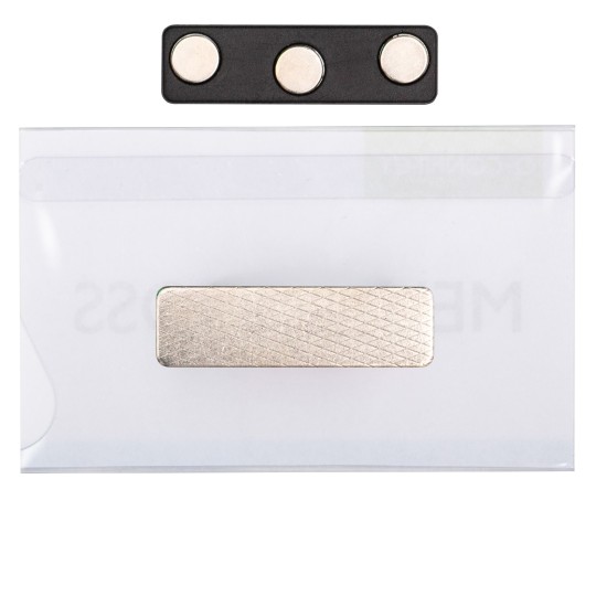 Nimikorttikotelo 54x90mm /25kpl Q-Connect magneettikiinnityksellä