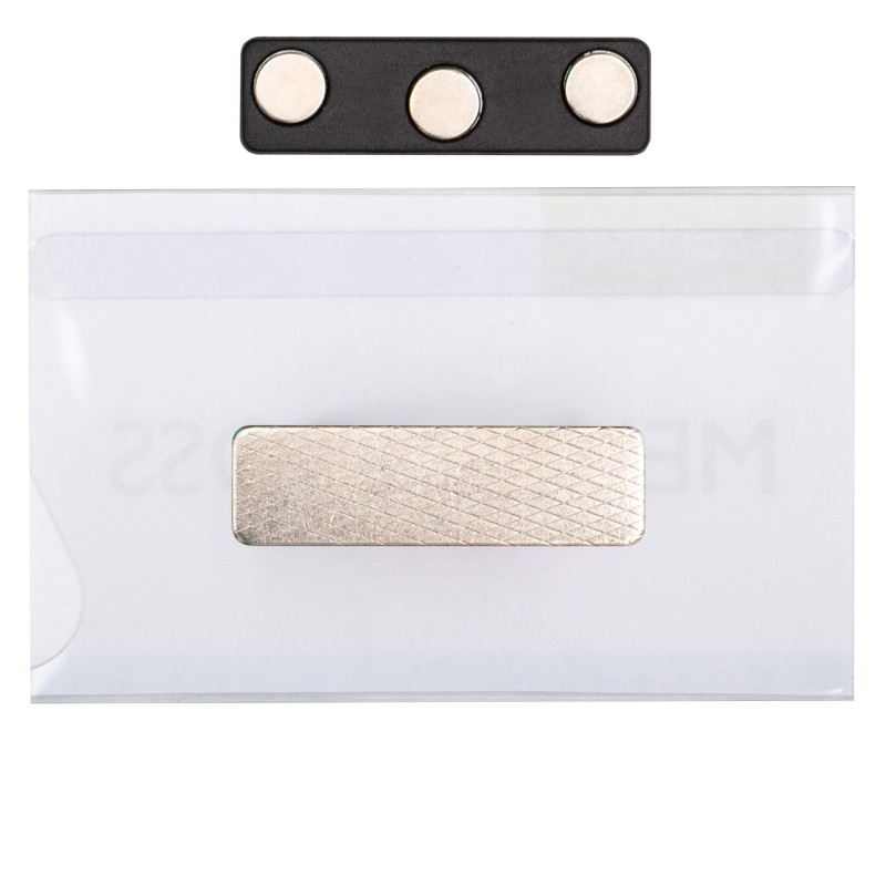 Nimikorttikotelo 54x90mm /25kpl Q-Connect magneettikiinnityksellä
