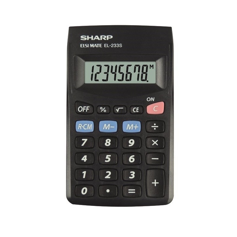 Taskulaskin Sharp EL-233SBBK
