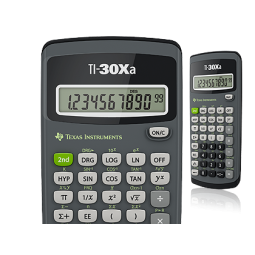 Texas TI-30Xa - Peruskoulutason paristokäyttöinen tieteislaskin