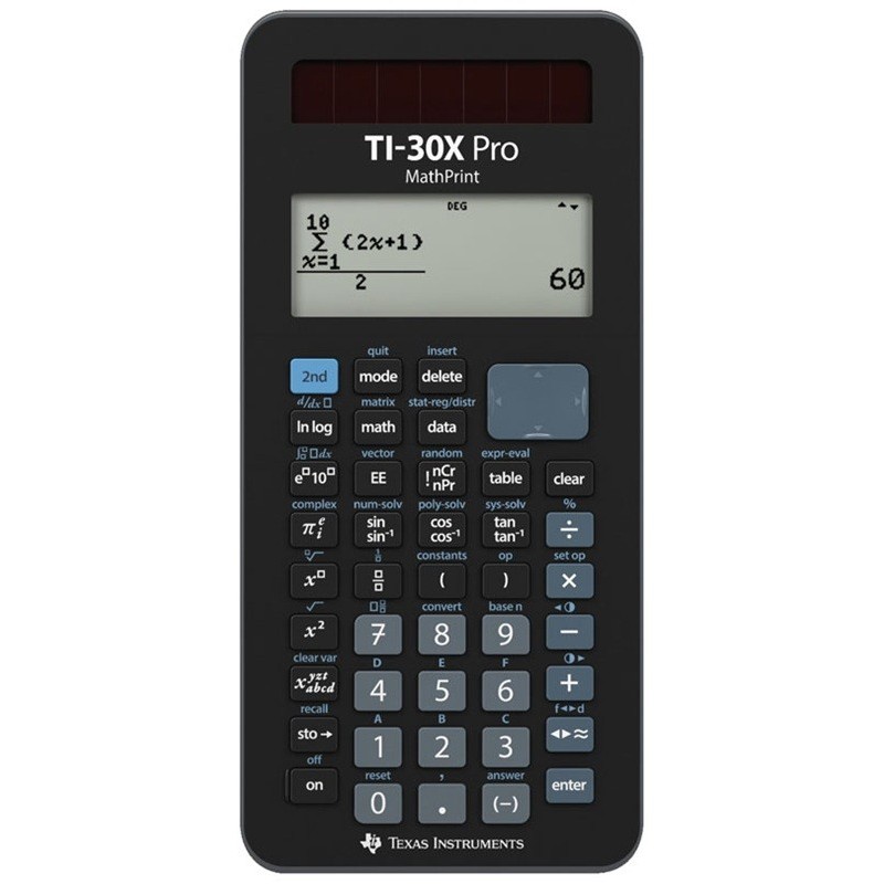 Tieteislaskin Texas TI-30X Pro MathPrint, monipuolinen funktiolaskin