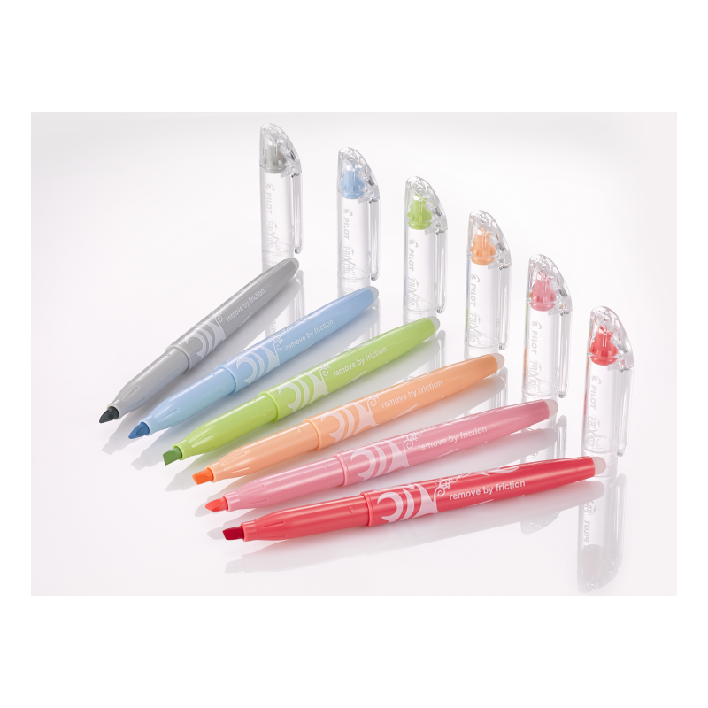 Korostuskynäsarja Pilot Frixion Highlighter Light Natural 6 väriä