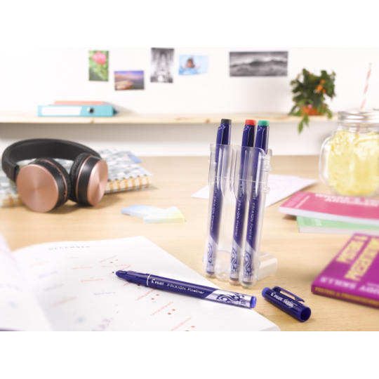 Kuitukynäsarja 0,45 Pilot FriXion Fineliner 4 pastelliväriä