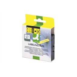 Tarrakasetti 9mm Musta/keltainen QC 40918 - edullinen tarviketarranauha