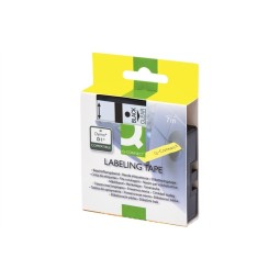 Tarrakasetti 9mm Musta/kirkas QC 40910 - edullinen tarviketarranauha